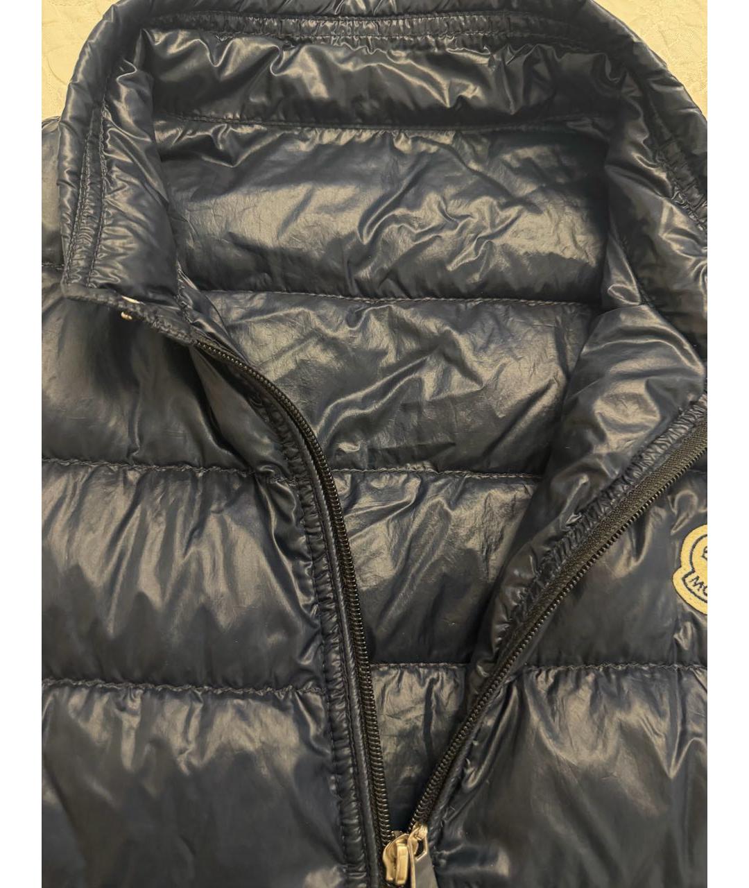 MONCLER Темно-синий жилет, фото 3