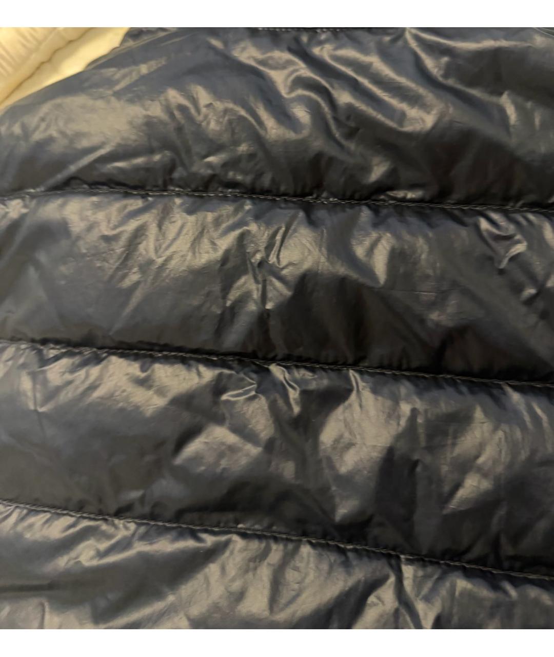 MONCLER Темно-синий жилет, фото 4