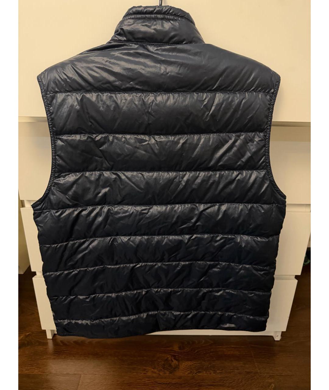 MONCLER Темно-синий жилет, фото 2