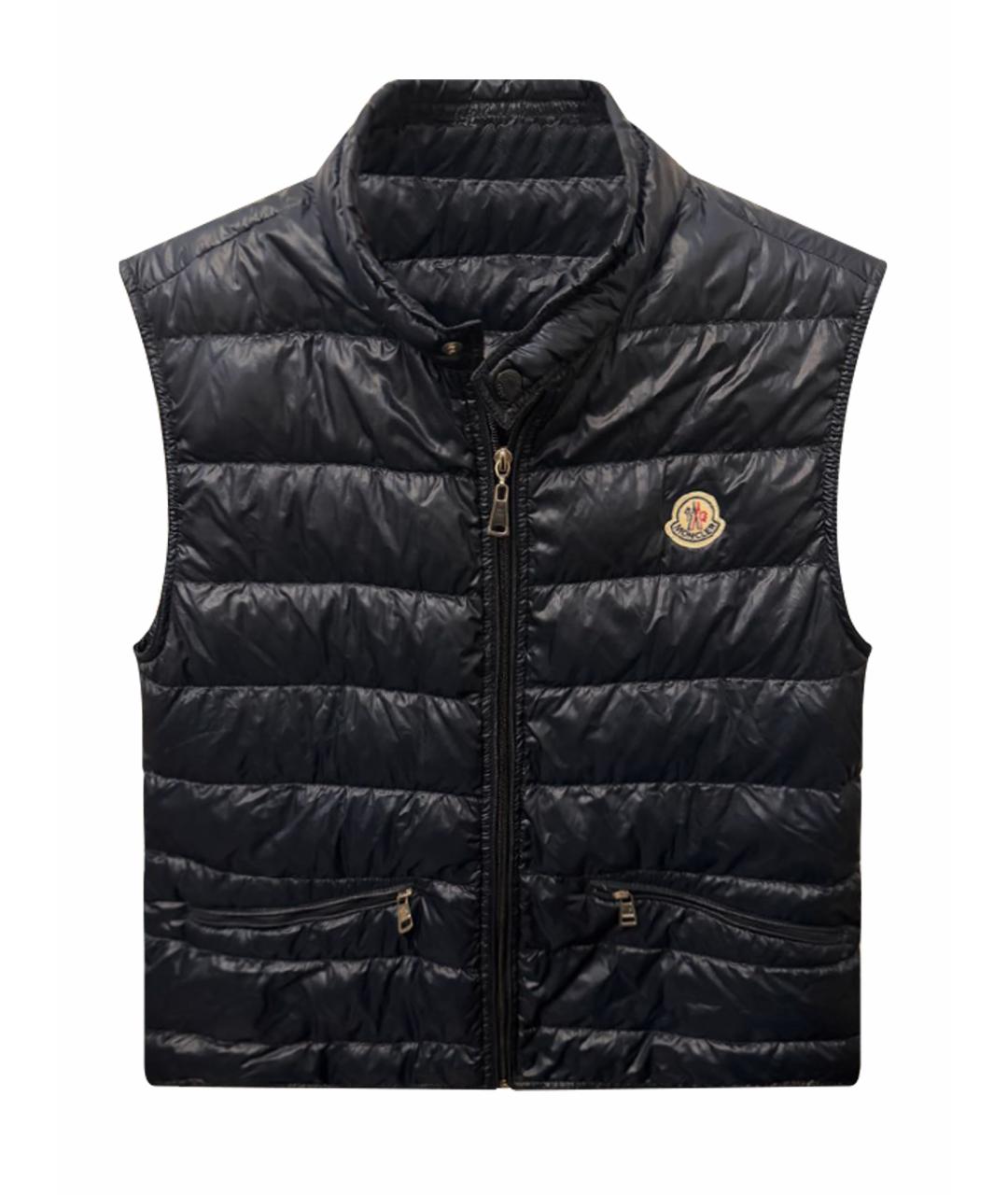MONCLER Темно-синий жилет, фото 1