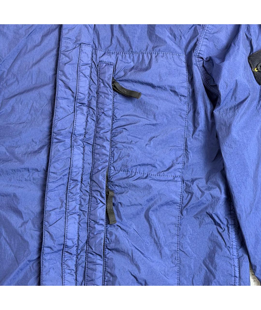 STONE ISLAND Синяя нейлоновая куртка, фото 4