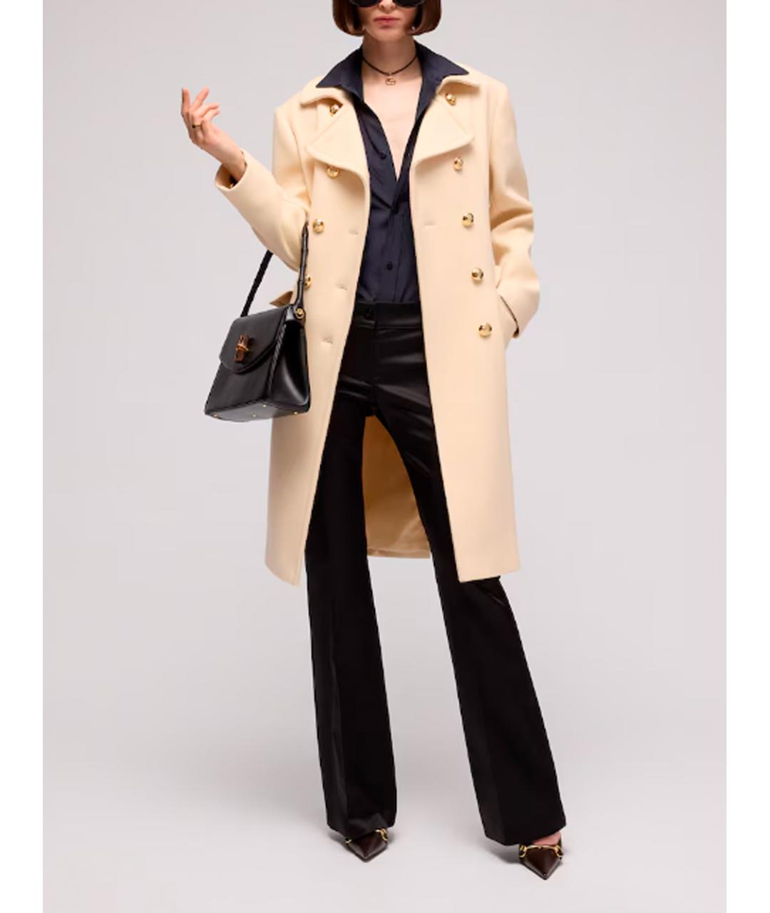 GUCCI Черные ацетатные брюки узкие, фото 5