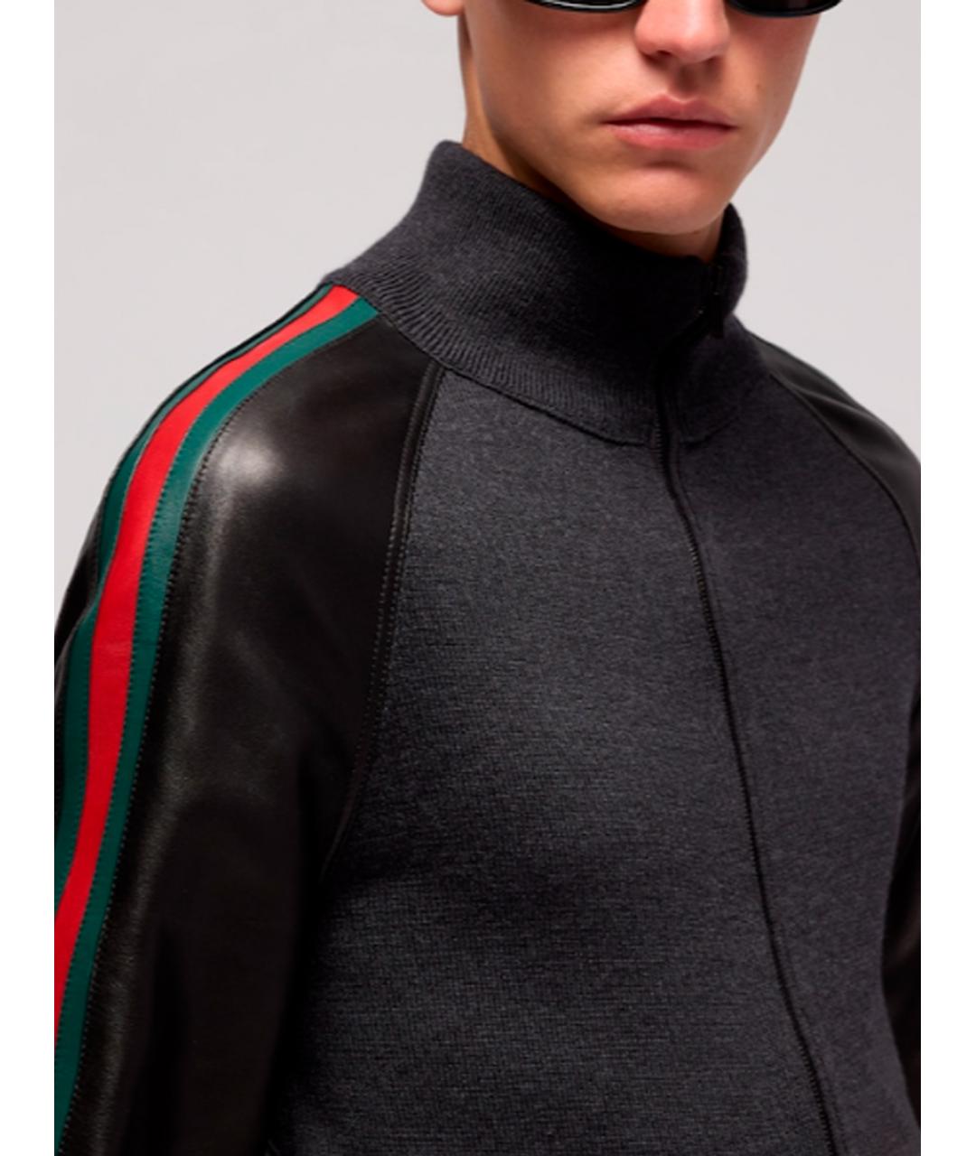 GUCCI Серая шерстяная куртка, фото 4