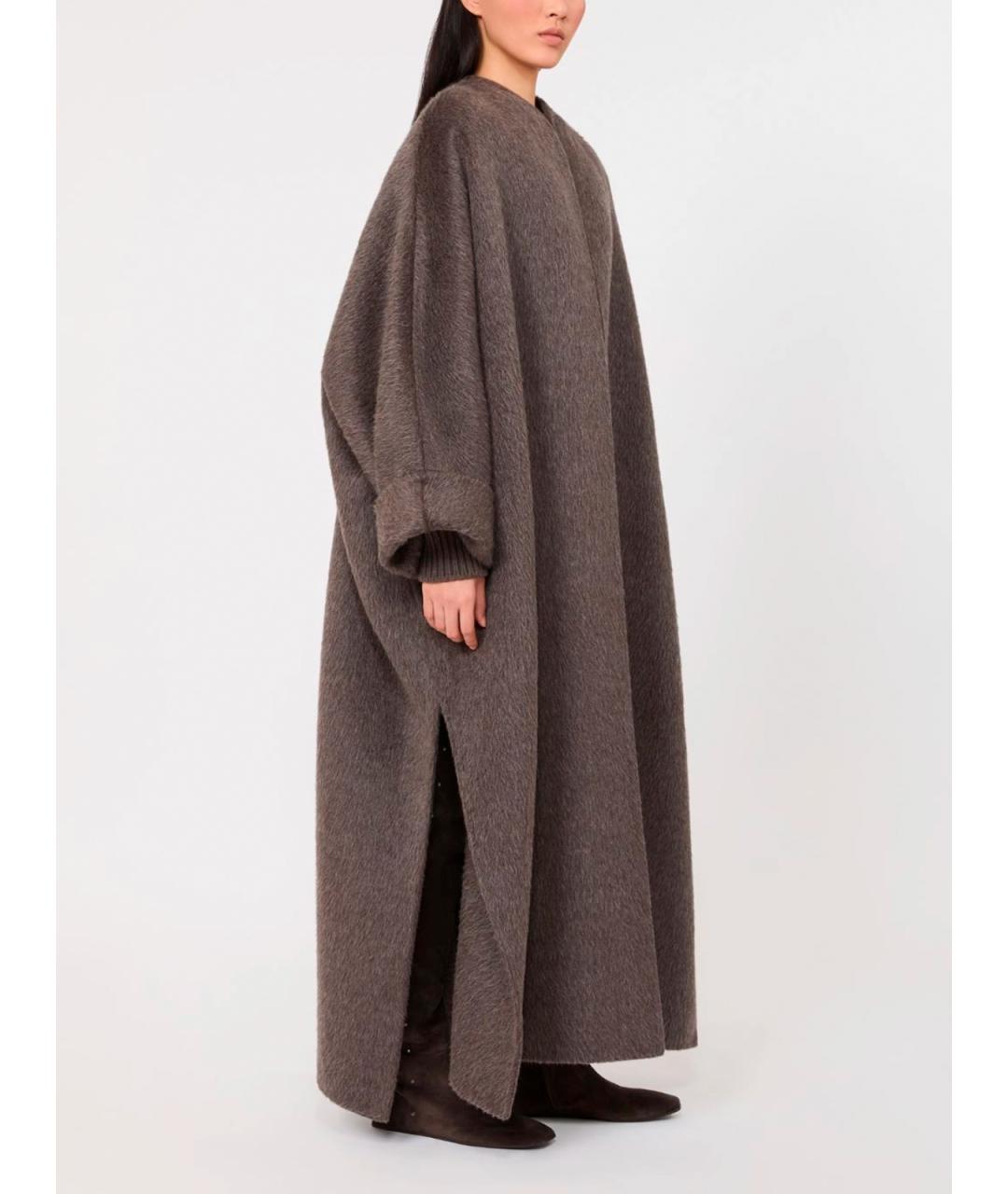 MAX MARA Коричневое шерстяное пальто, фото 5