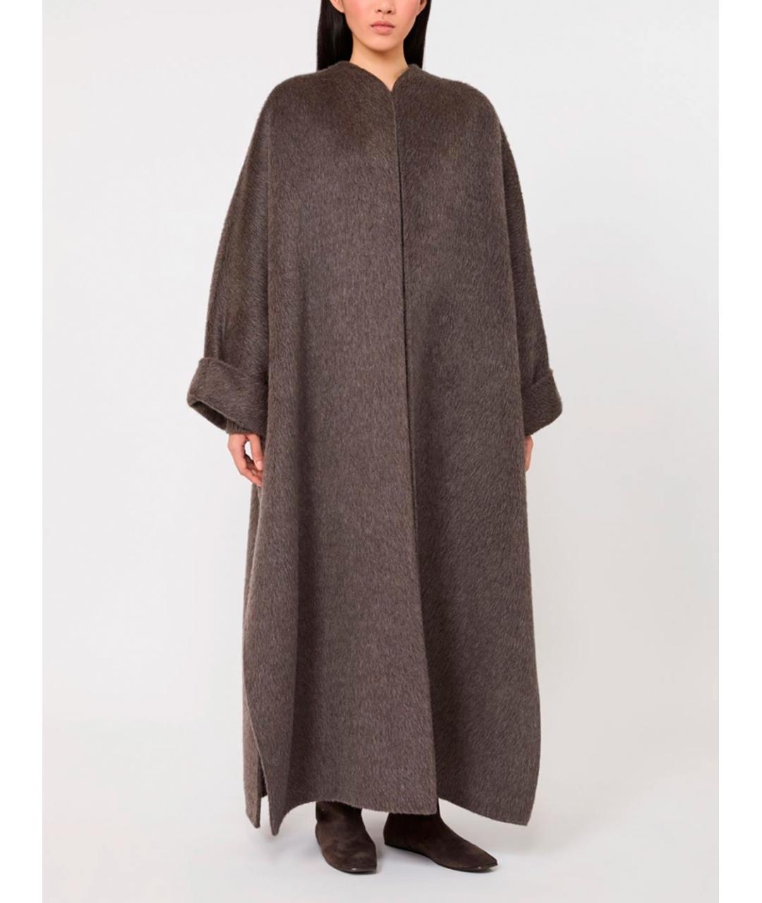 MAX MARA Коричневое шерстяное пальто, фото 3
