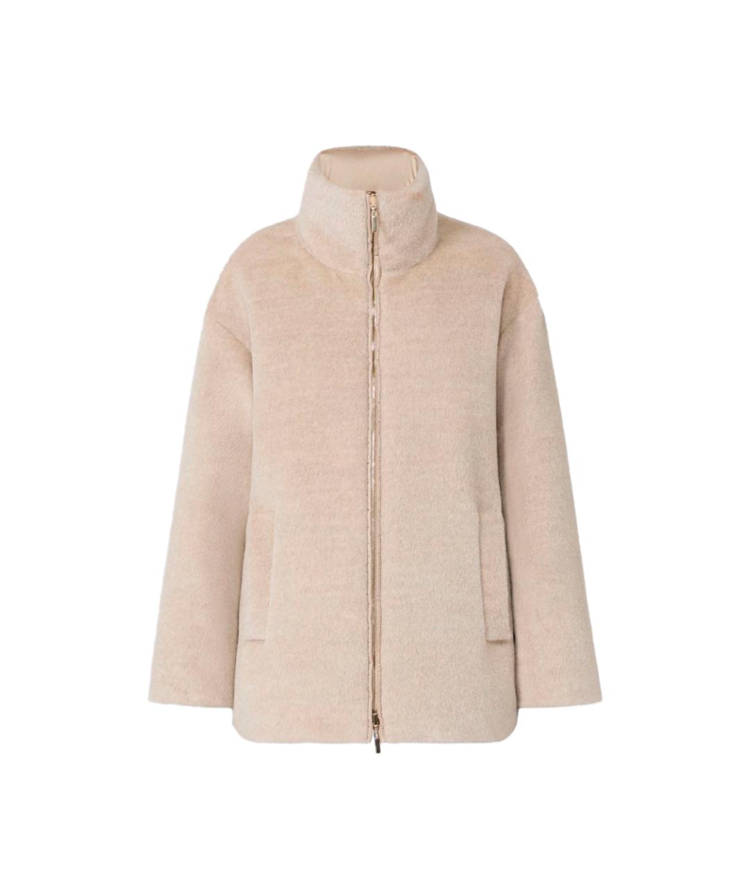 MAX MARA Бежевая шерстяная куртка, фото 1