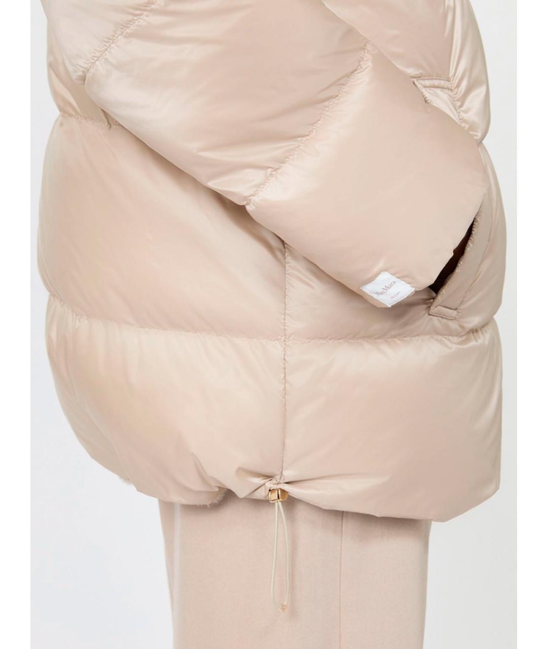 MAX MARA Бежевая шерстяная куртка, фото 5