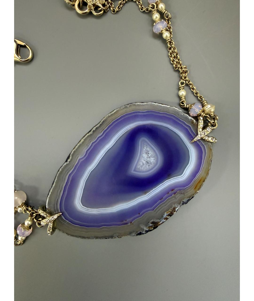 CHANEL Фиолетовое колье, фото 2
