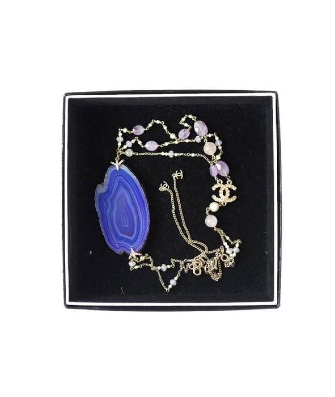 CHANEL Фиолетовое колье, фото 8