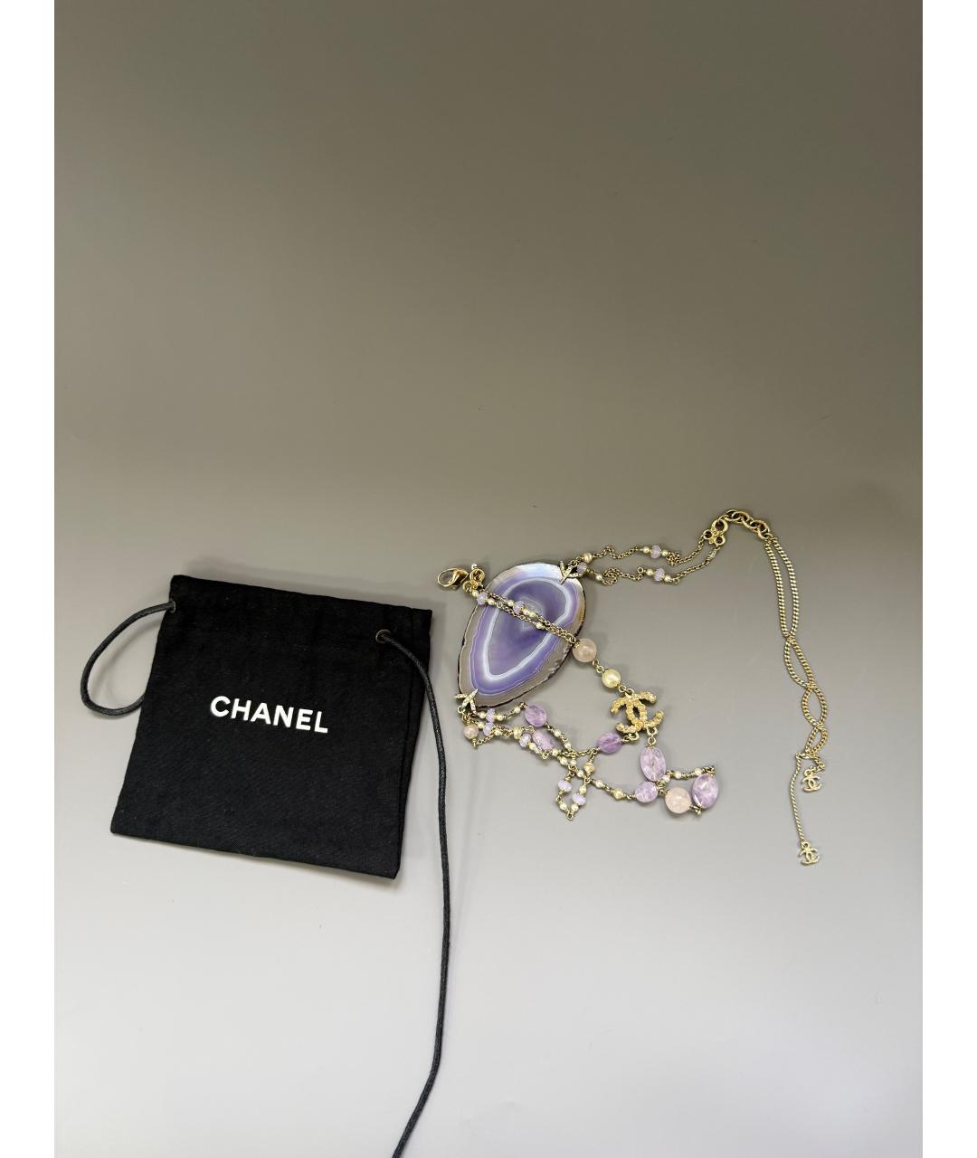 CHANEL Фиолетовое колье, фото 7