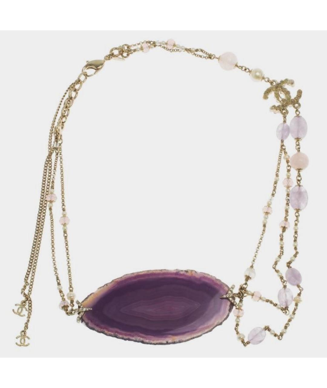 CHANEL Фиолетовое колье, фото 9