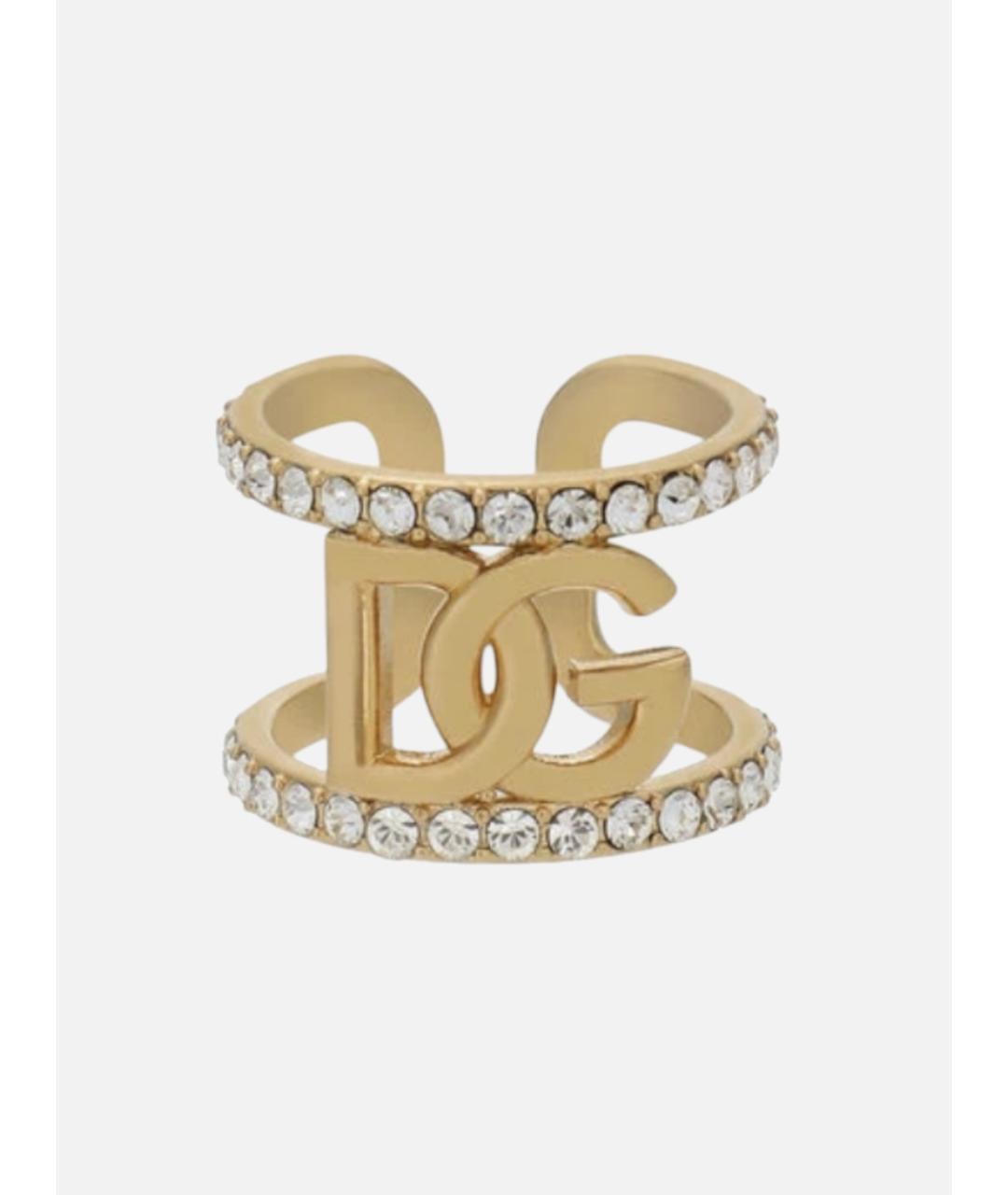 DOLCE&GABBANA Золотое металлическое кольцо, фото 2