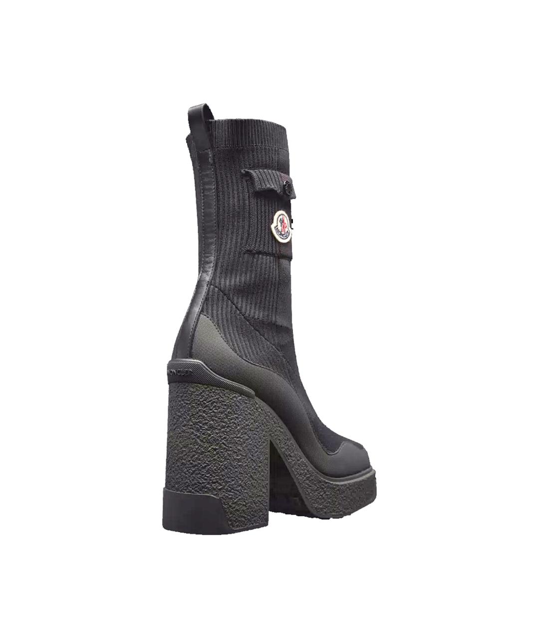 MONCLER Черные ботинки, фото 3