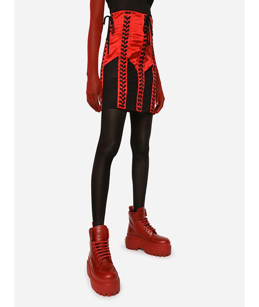 DOLCE&GABBANA Мульти юбка мини, фото 3