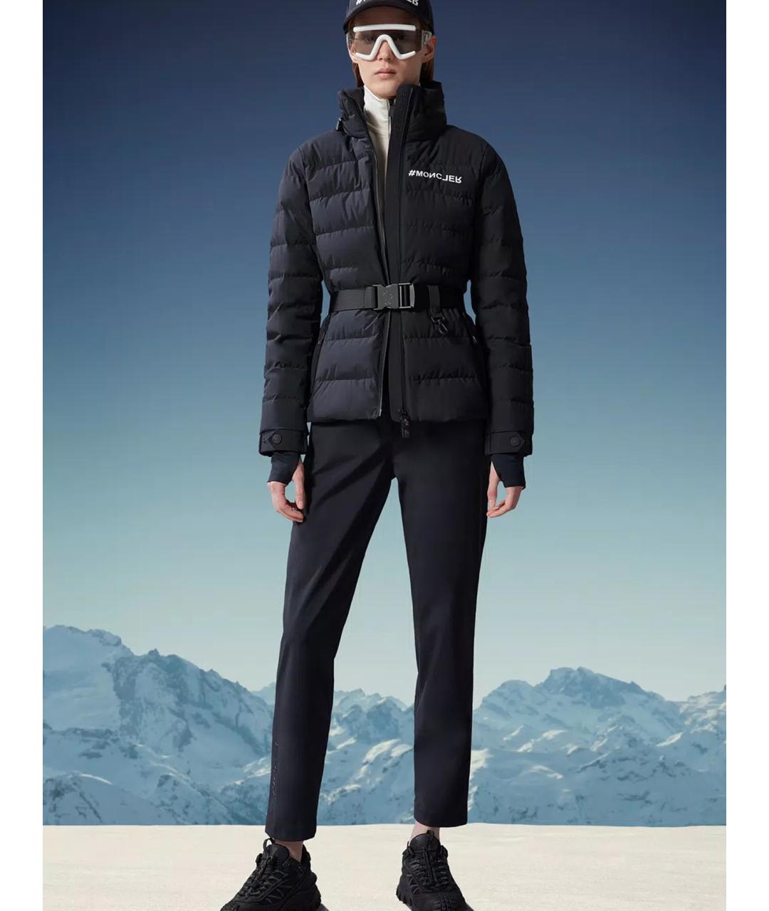 MONCLER Черная полиамидовая куртка, фото 3