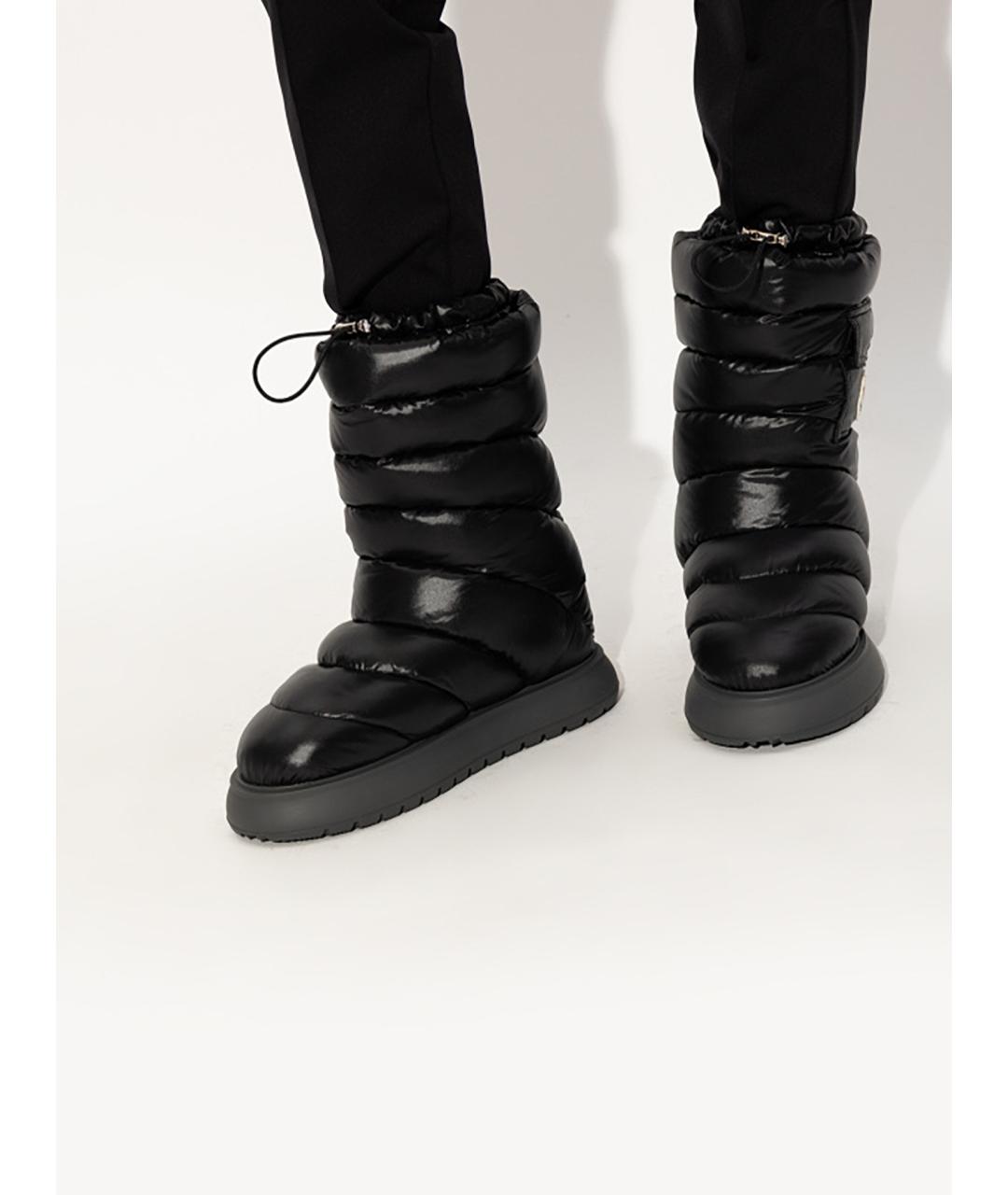 MONCLER Черные ботинки, фото 2