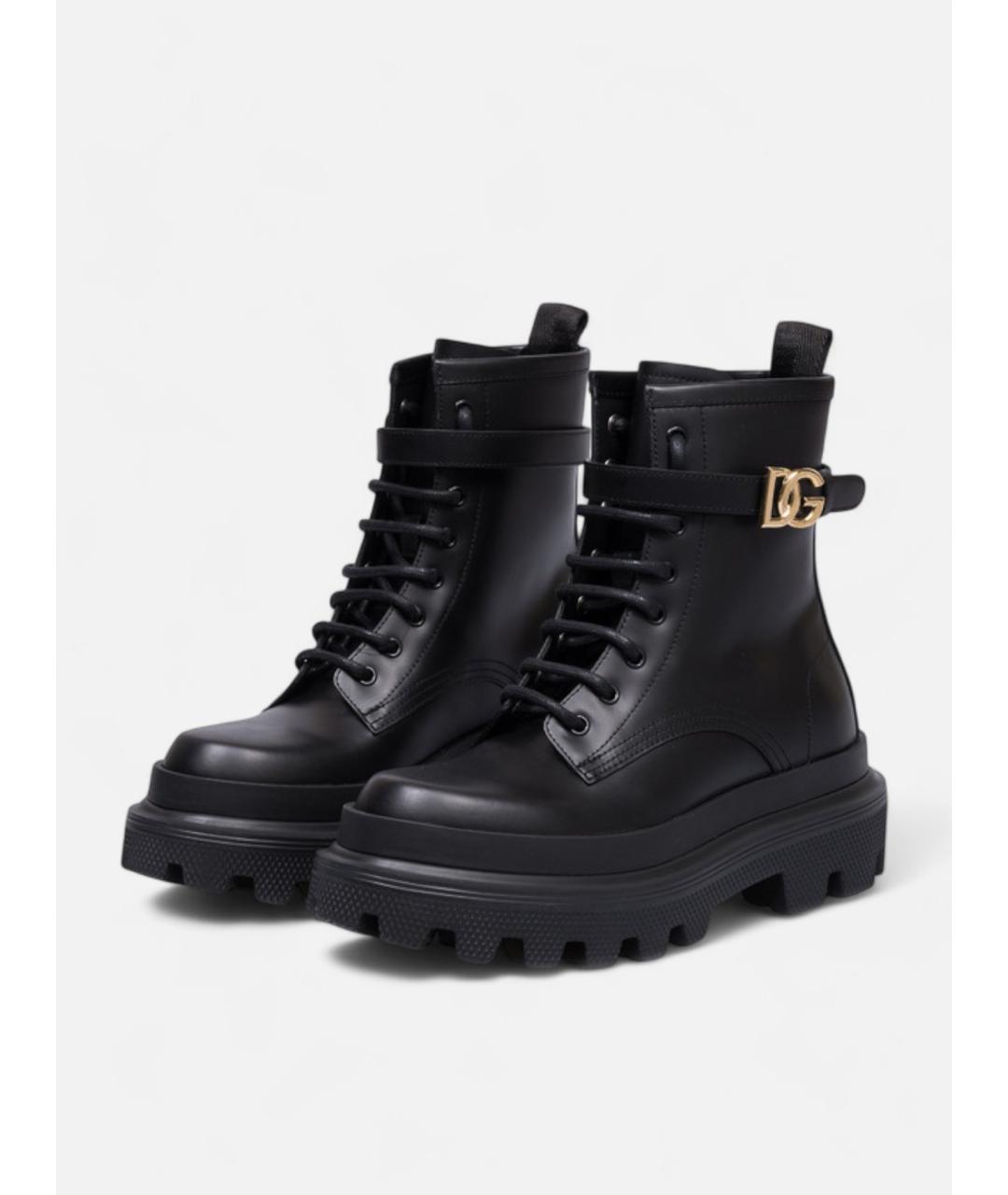 DOLCE&GABBANA Черные ботинки, фото 2