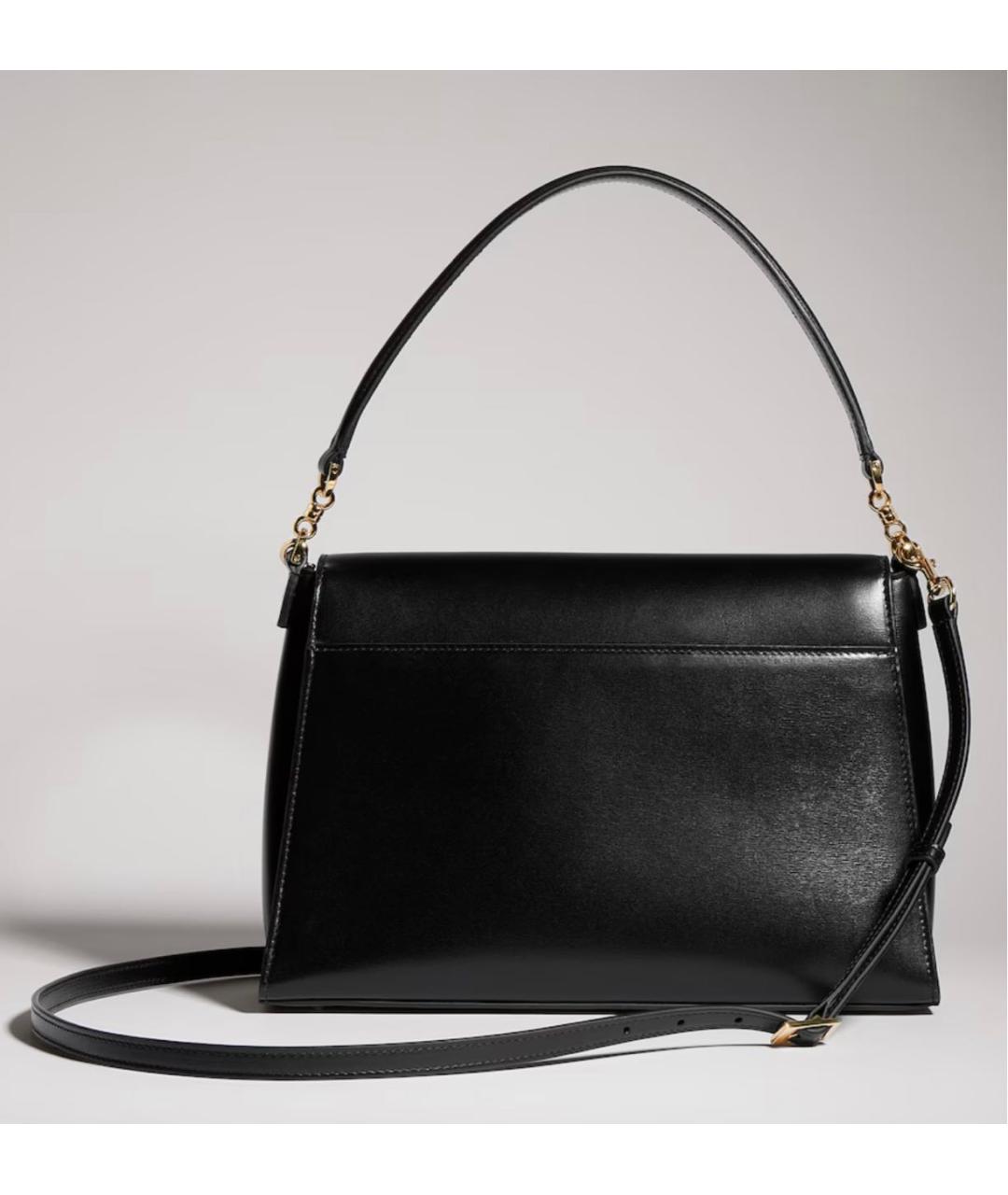 GUCCI Черная кожаная сумка через плечо, фото 2