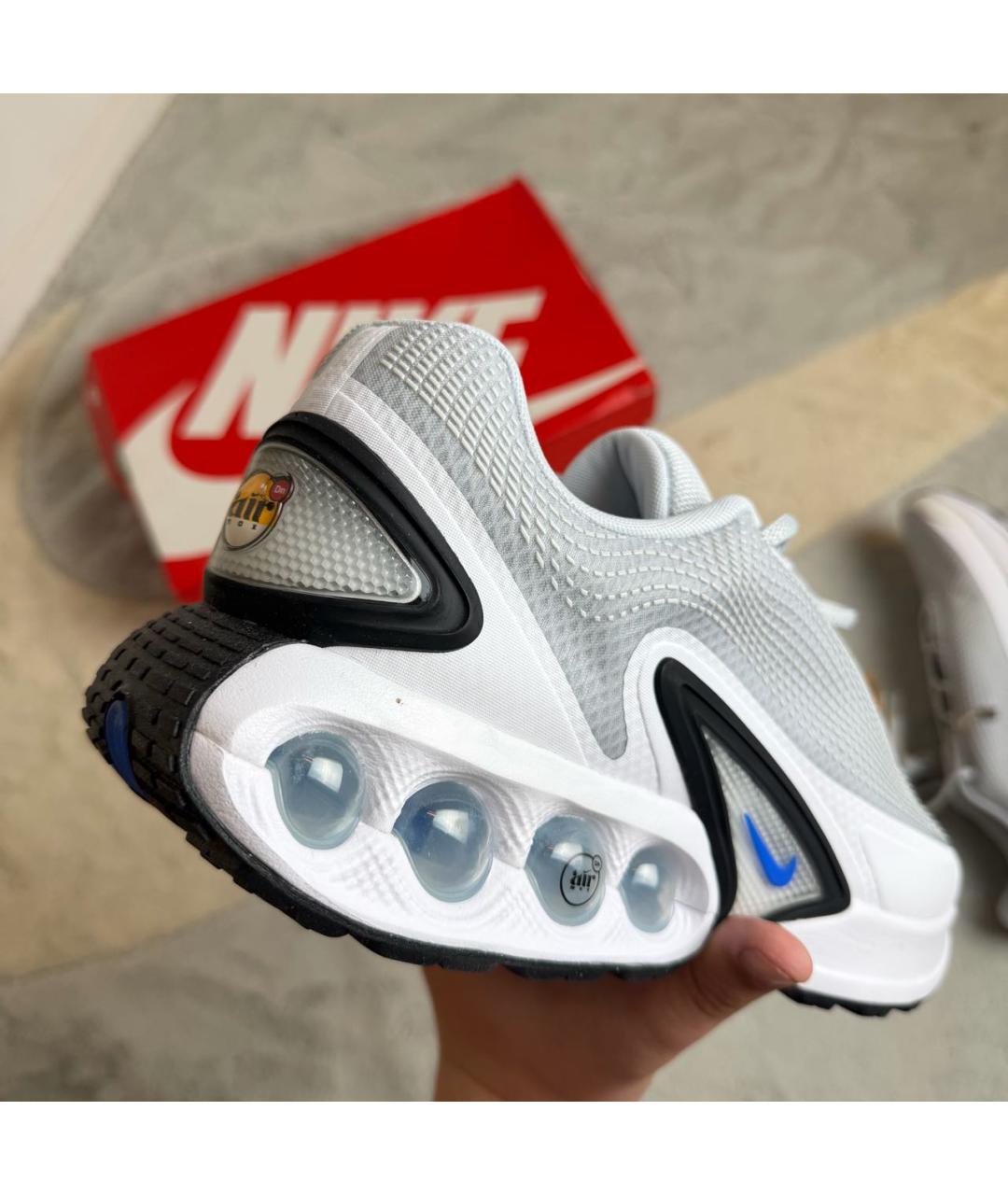 NIKE Белые текстильные низкие кроссовки / кеды, фото 3