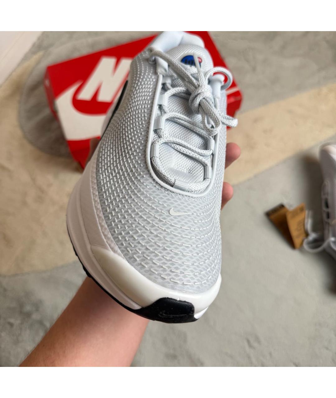 NIKE Белые текстильные низкие кроссовки / кеды, фото 6