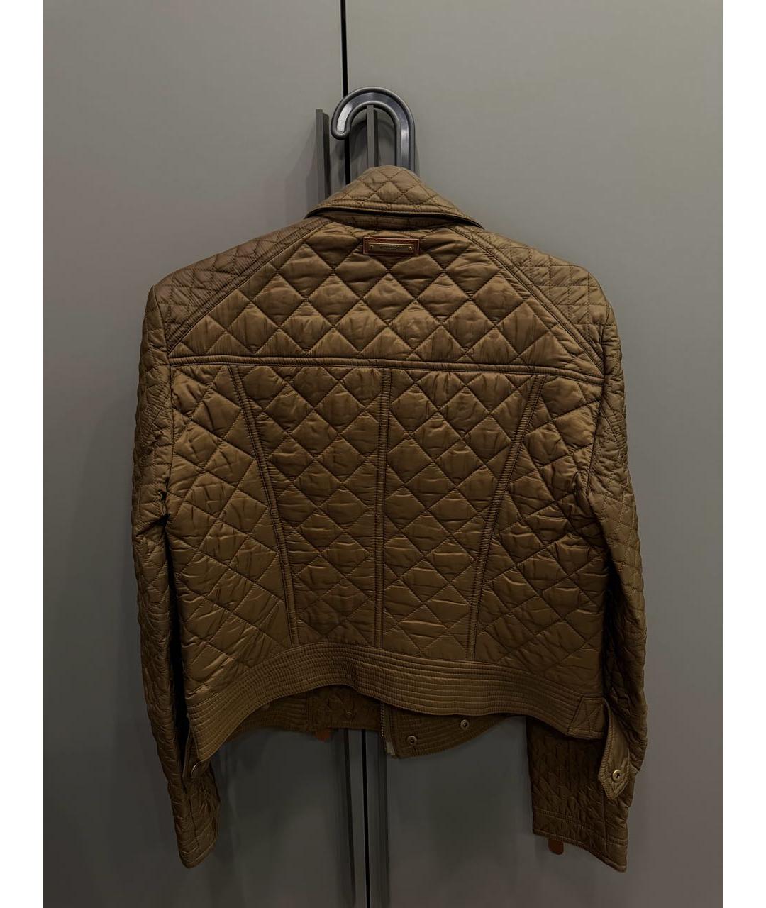 BURBERRY Хаки полиамидовый пуховик, фото 2