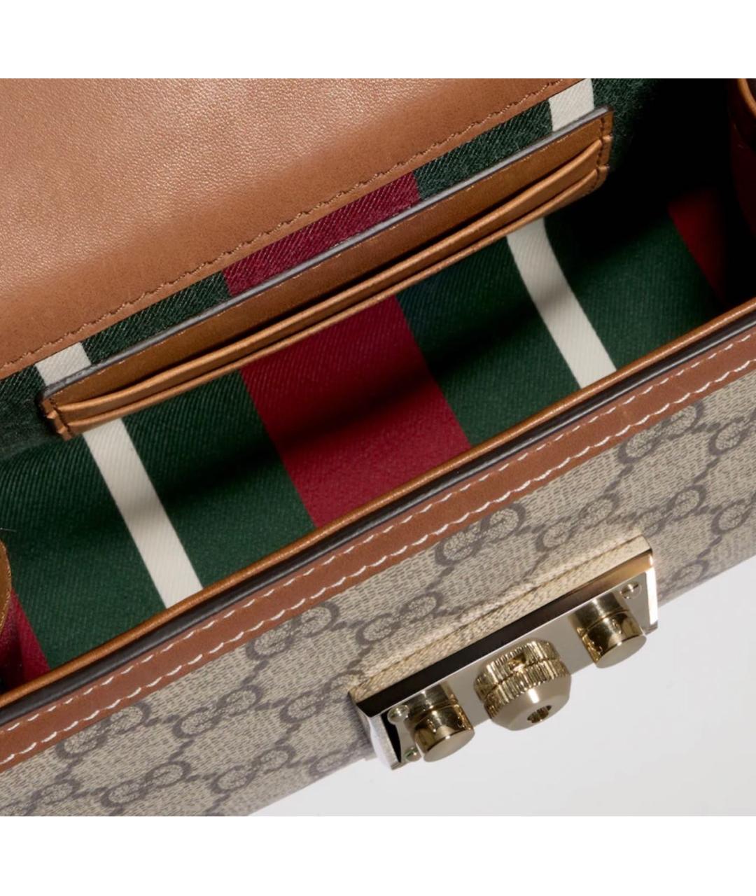 GUCCI Бежевая сумка с короткими ручками, фото 4