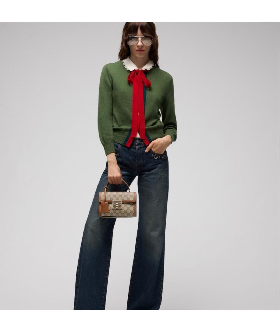 GUCCI Бежевая сумка с короткими ручками, фото 5