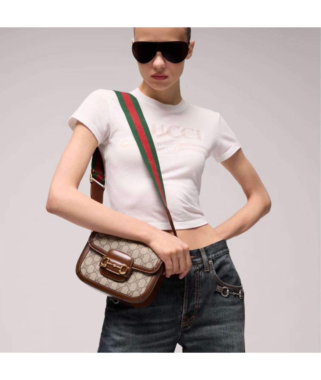 GUCCI Бежевая сумка через плечо, фото 4