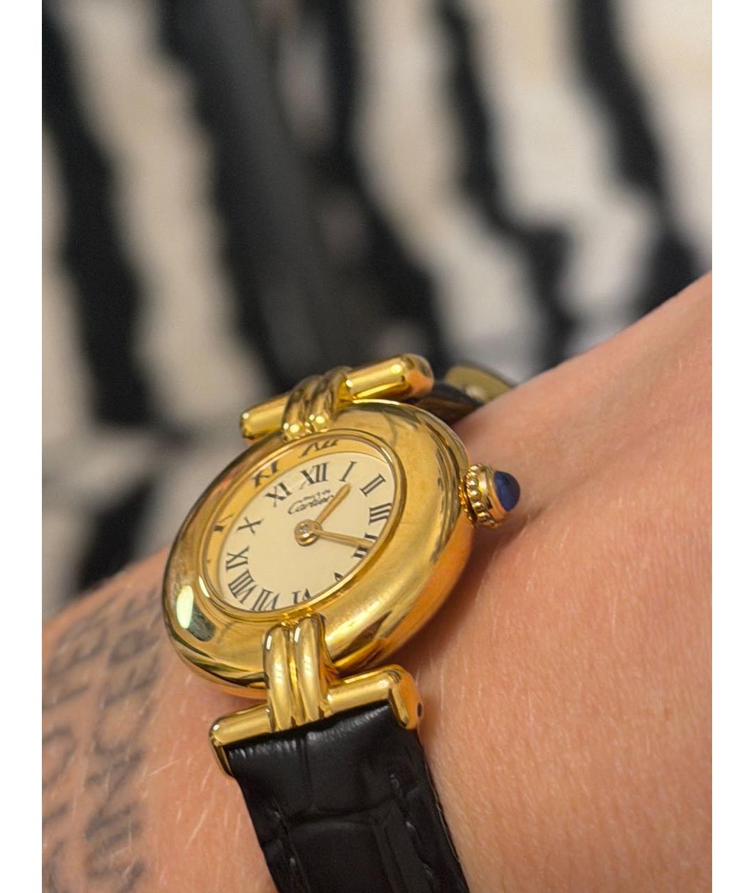 CARTIER Черные часы, фото 3
