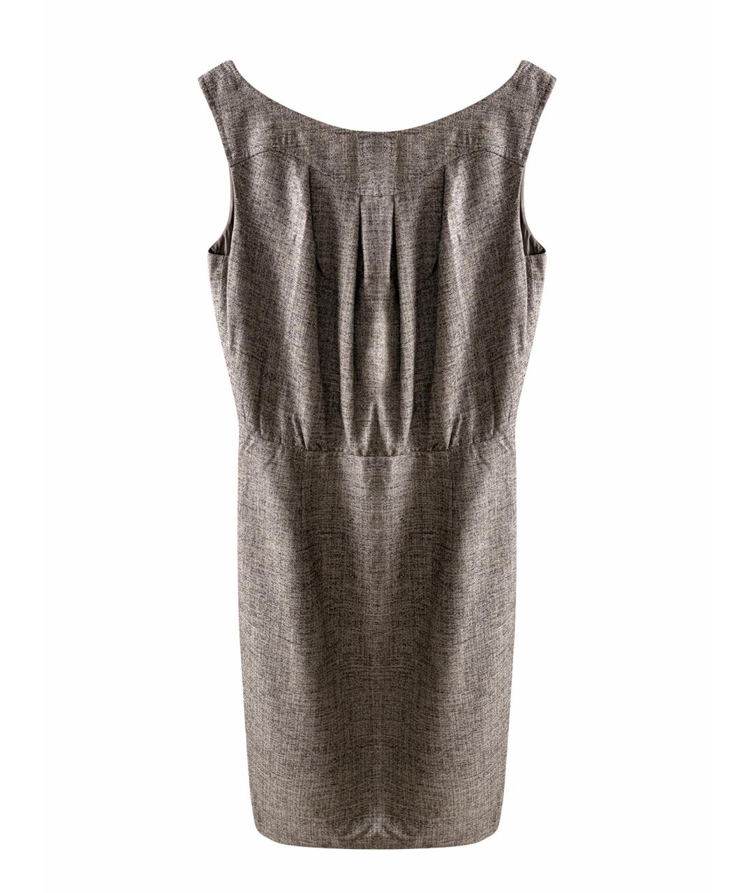 ESCADA Серое шерстяное повседневное платье, фото 1