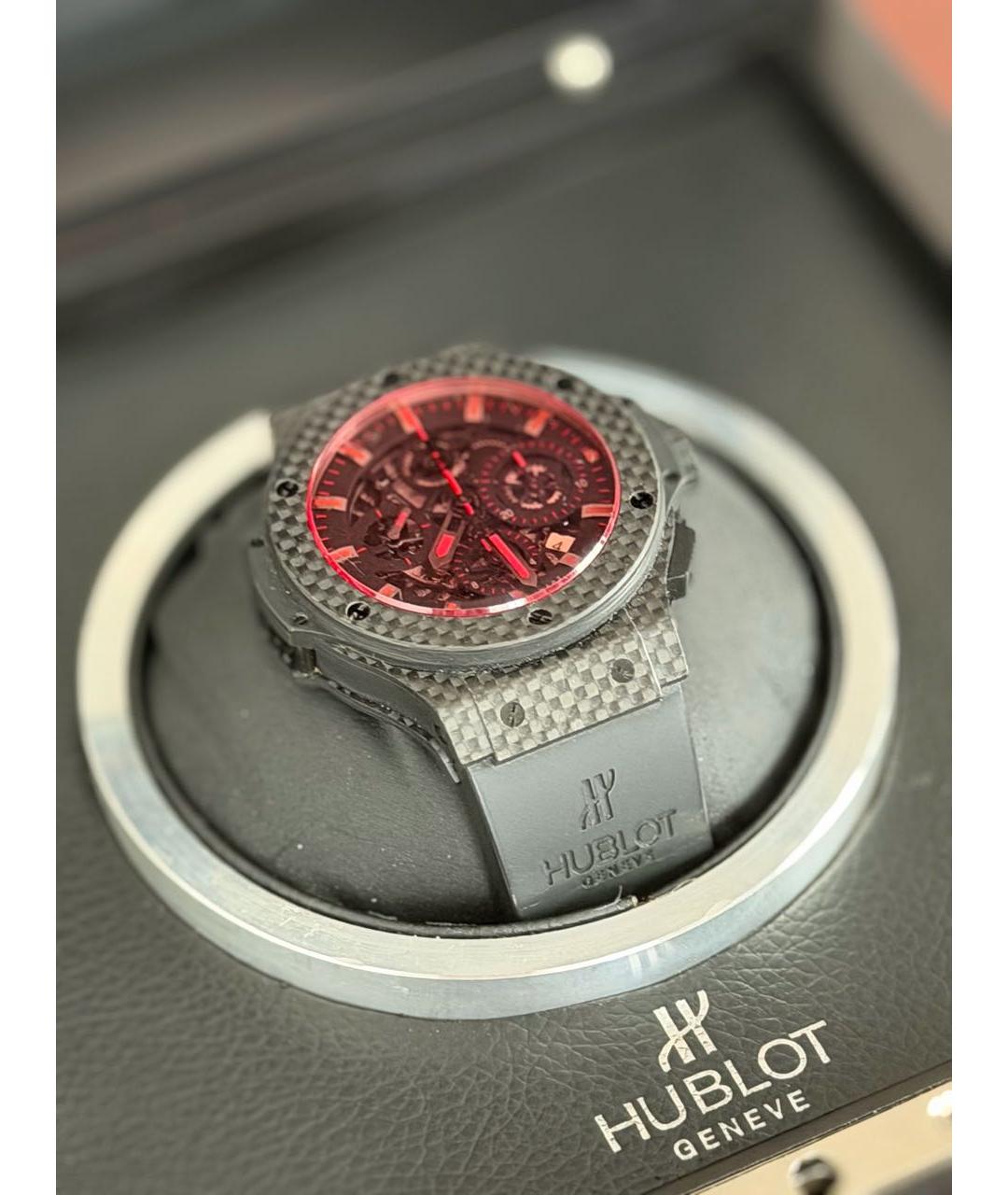 HUBLOT Красные карбоновые часы, фото 5