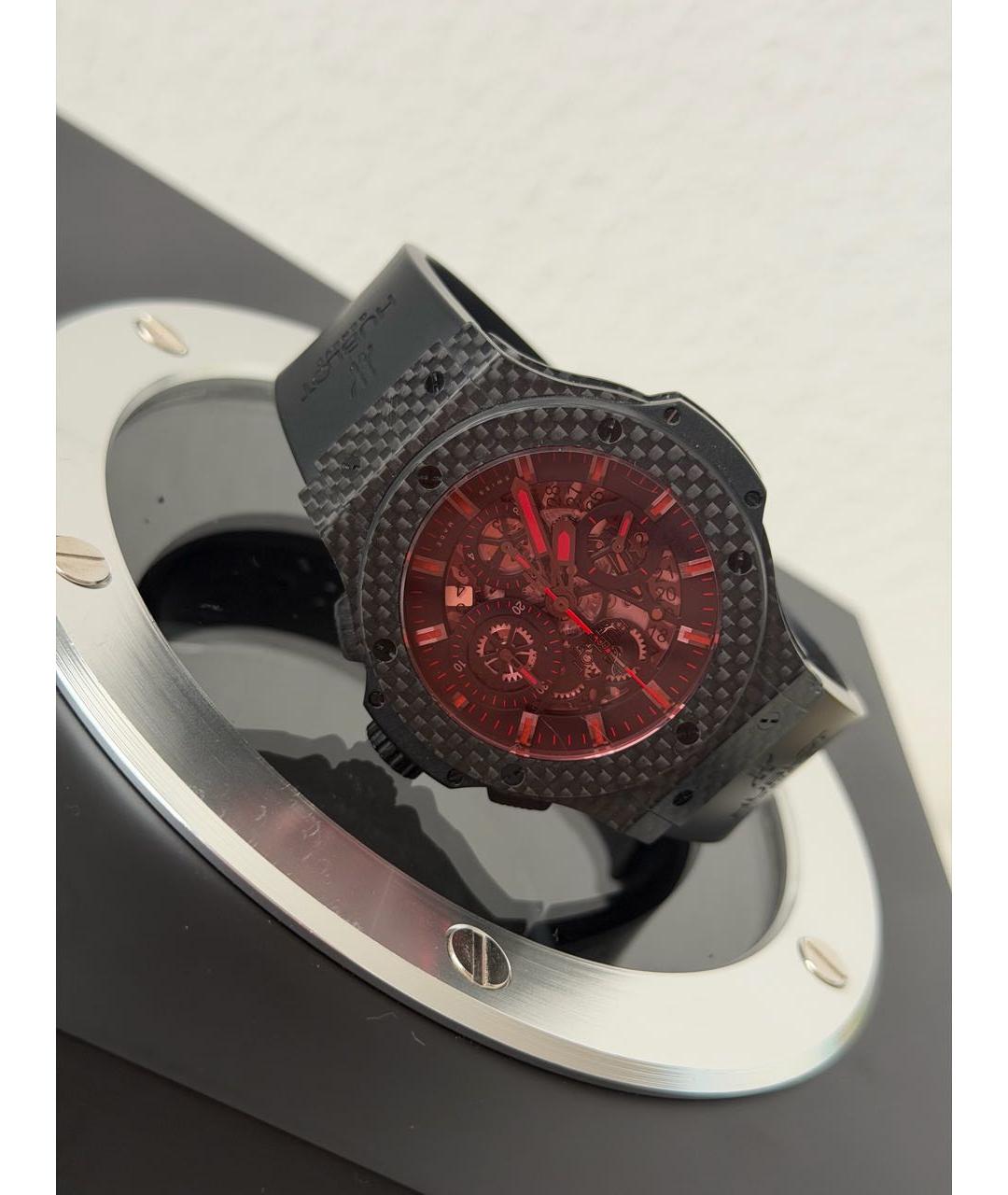 HUBLOT Красные карбоновые часы, фото 3