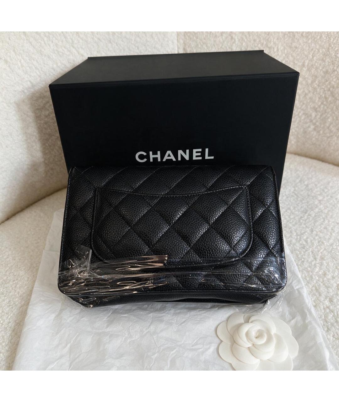 CHANEL Черная сумка через плечо, фото 6