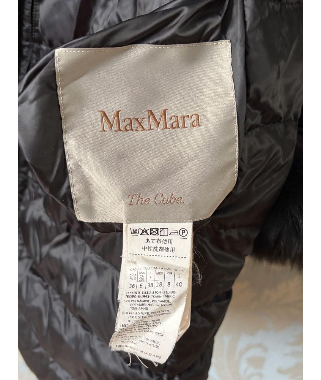 MAX MARA Черный пуховик, фото 4
