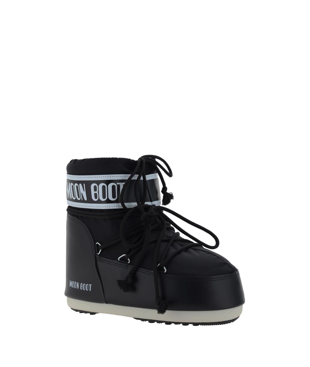MOON BOOT Черные текстильные ботинки, фото 2