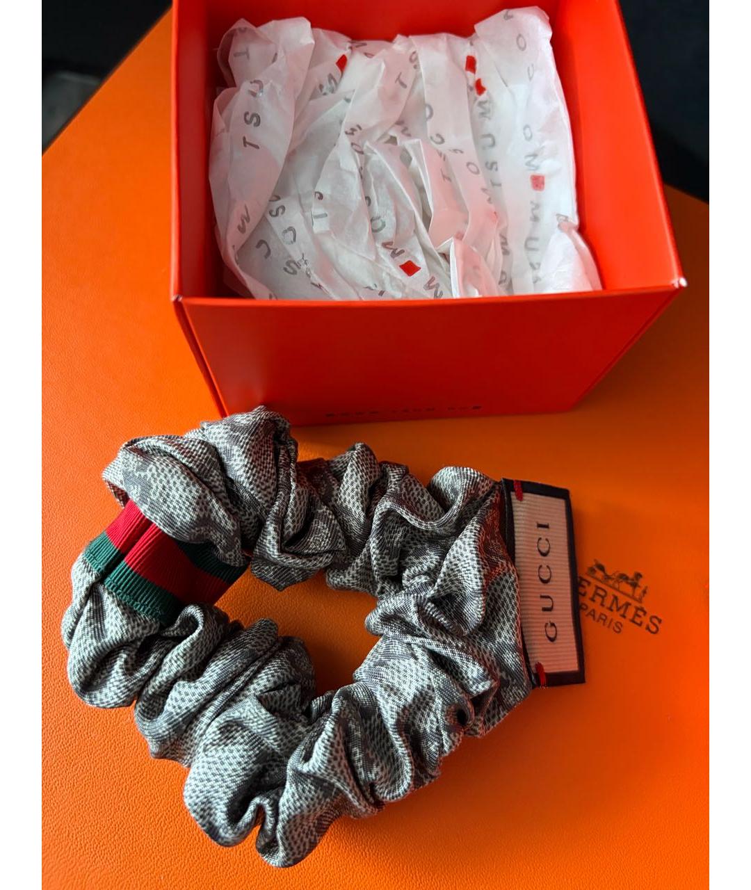 GUCCI Серая резинка, фото 3