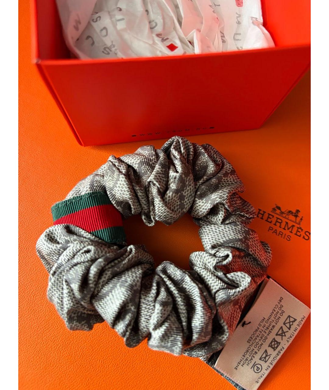 GUCCI Серая резинка, фото 2