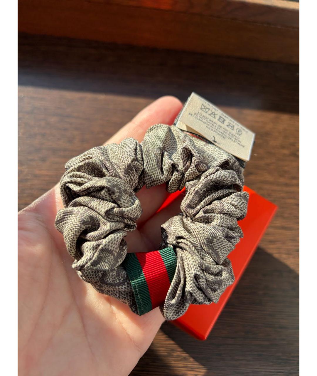 GUCCI Серая резинка, фото 5