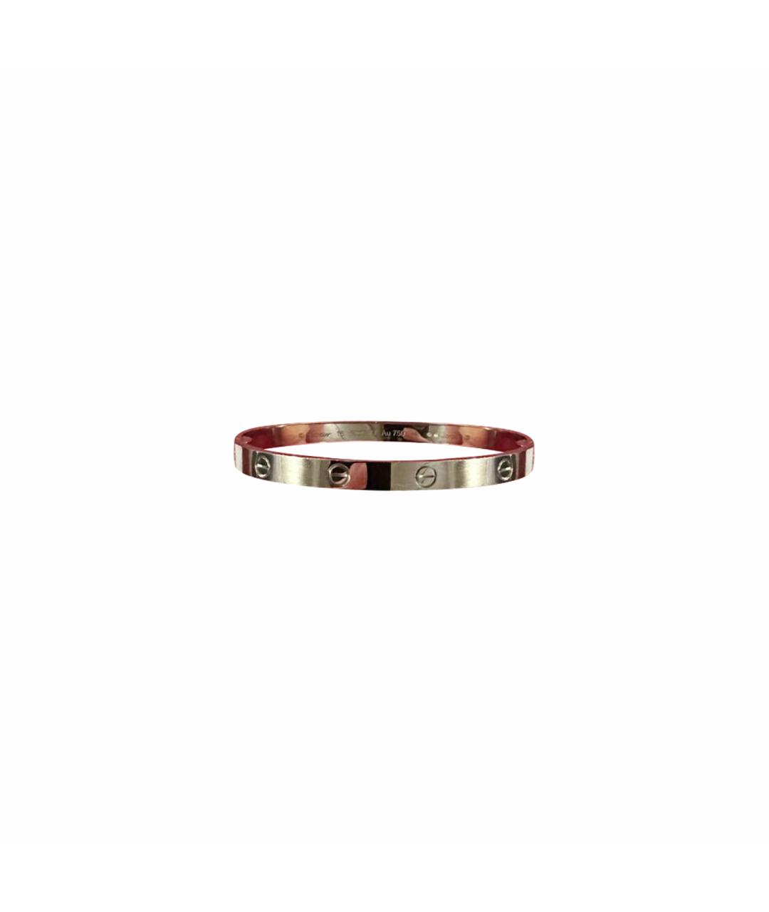 CARTIER Серебряный браслет из белого золота, фото 1