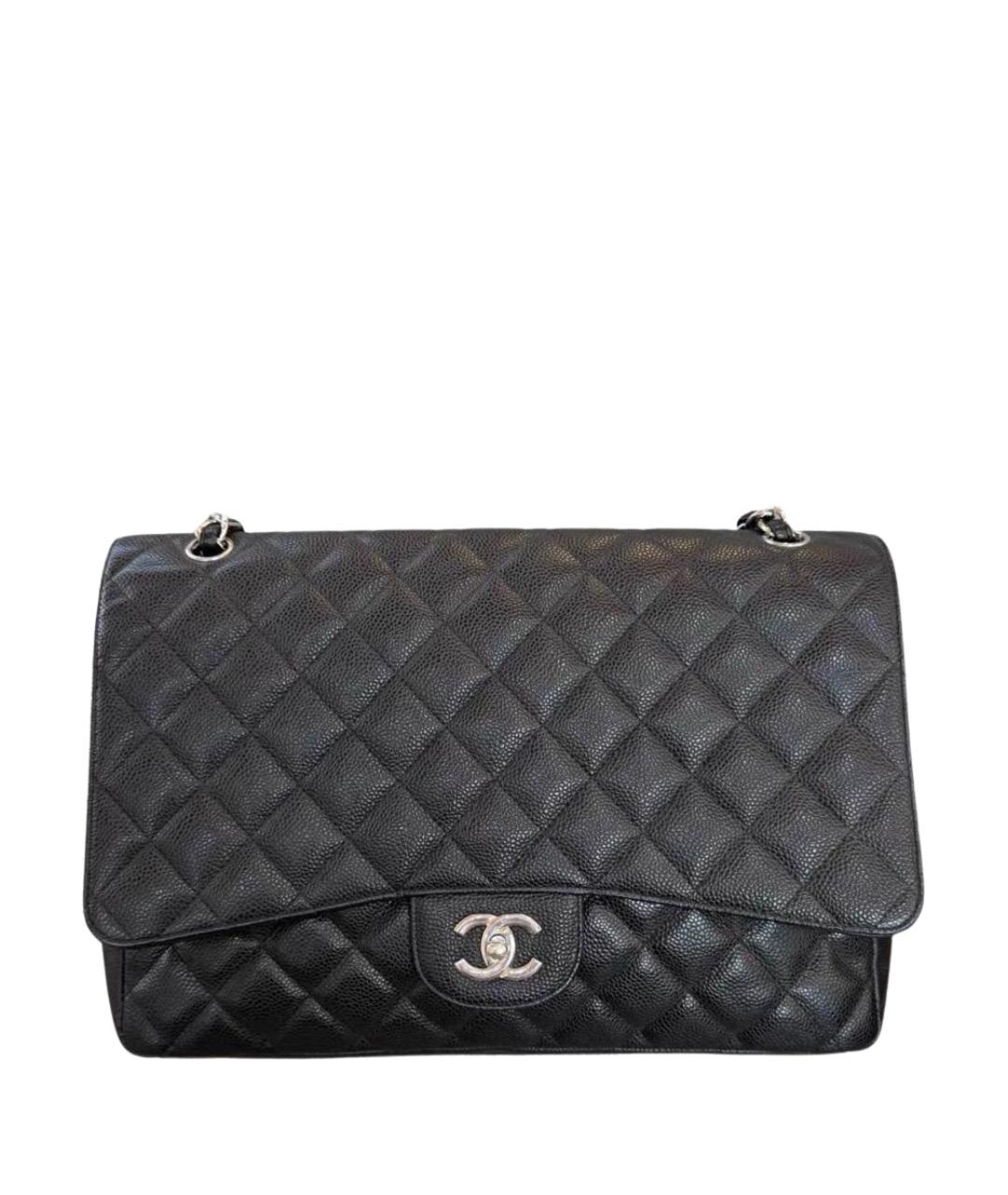 CHANEL Черная кожаная сумка тоут, фото 1