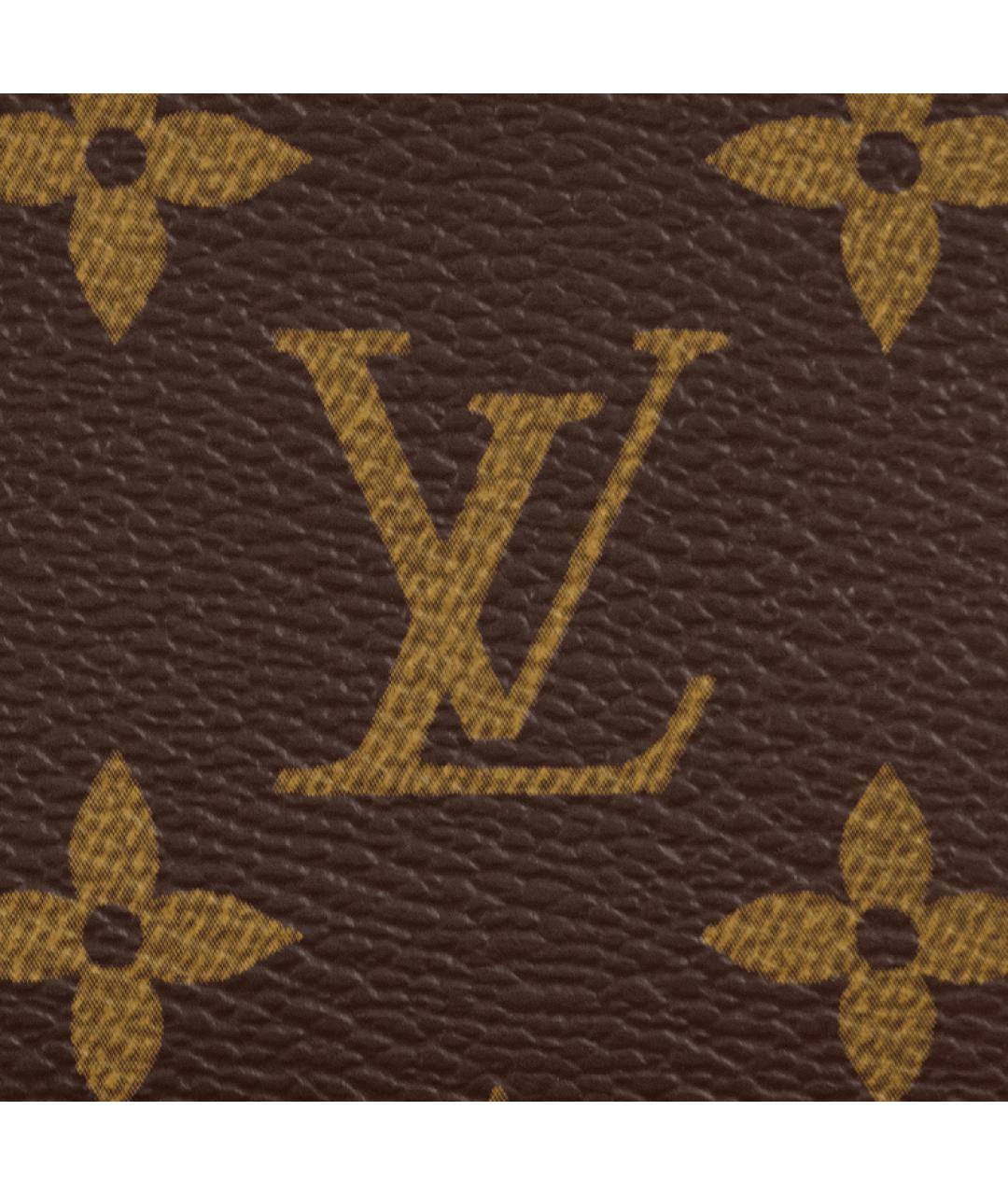 LOUIS VUITTON Коричневый кардхолдер, фото 5