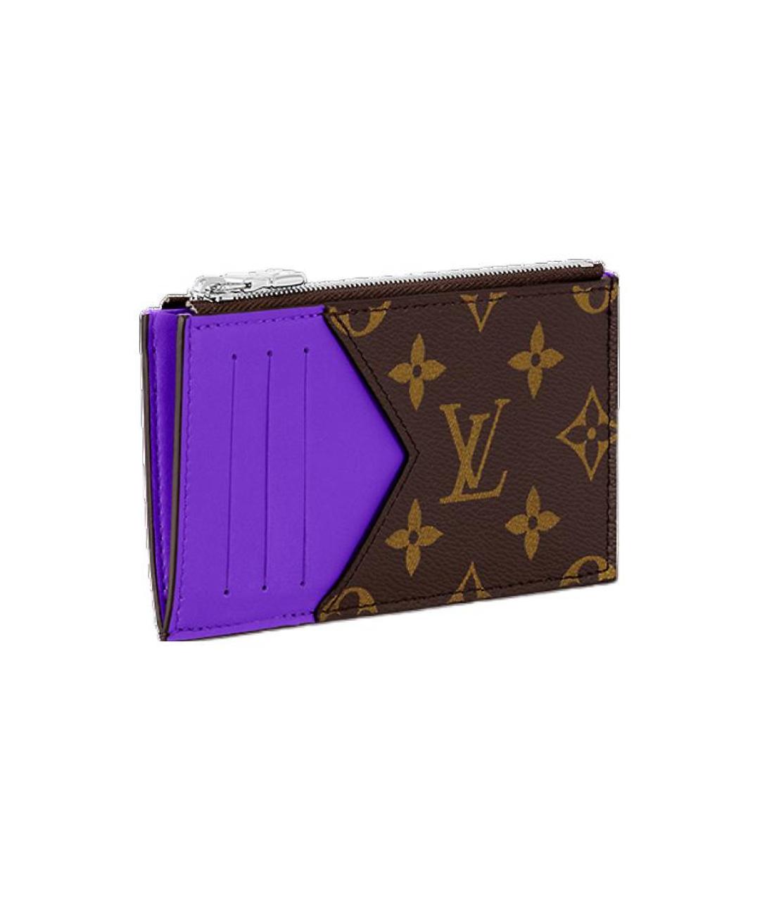 LOUIS VUITTON Коричневый кардхолдер, фото 2