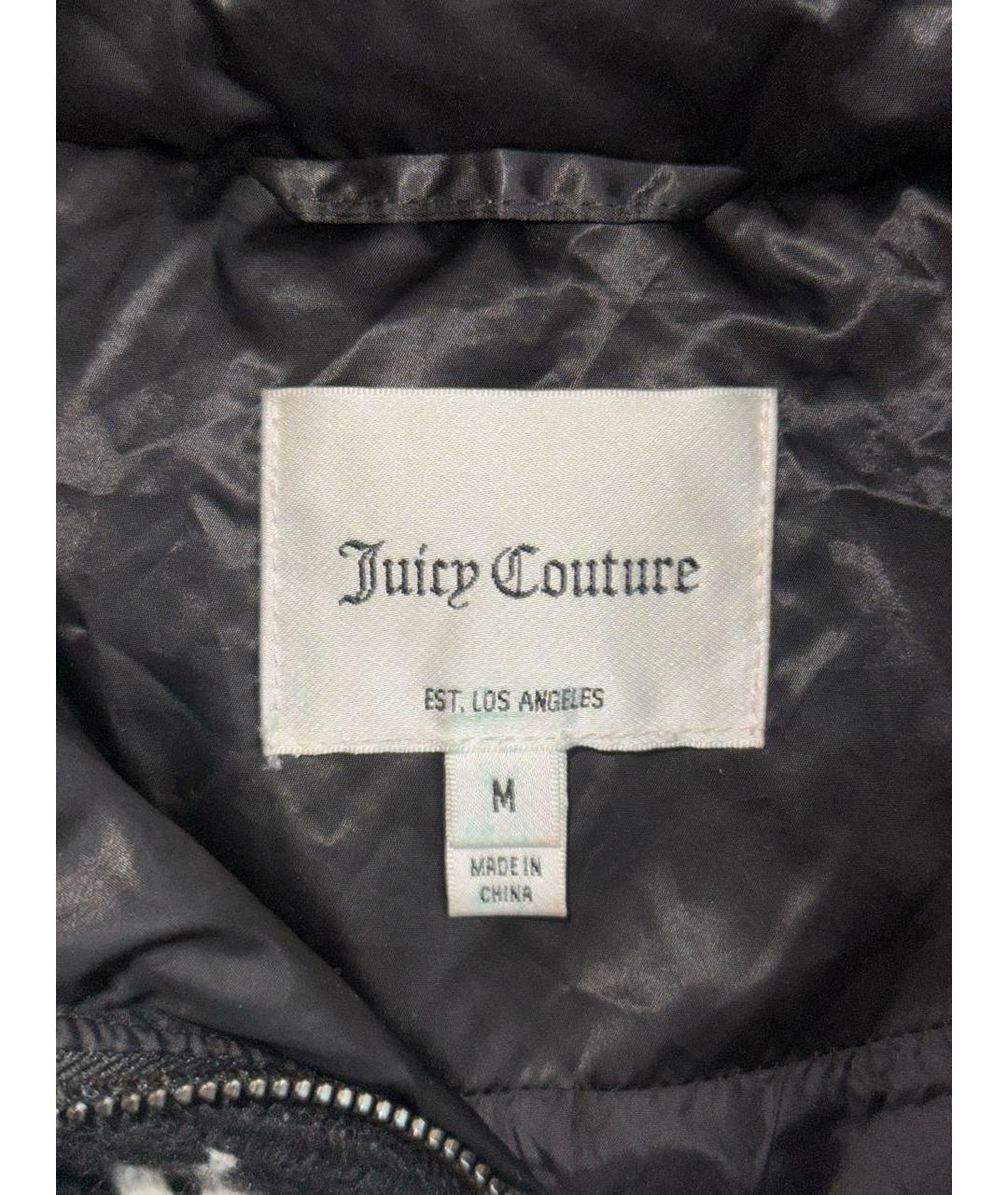 JUICY COUTURE Черный пуховик, фото 3