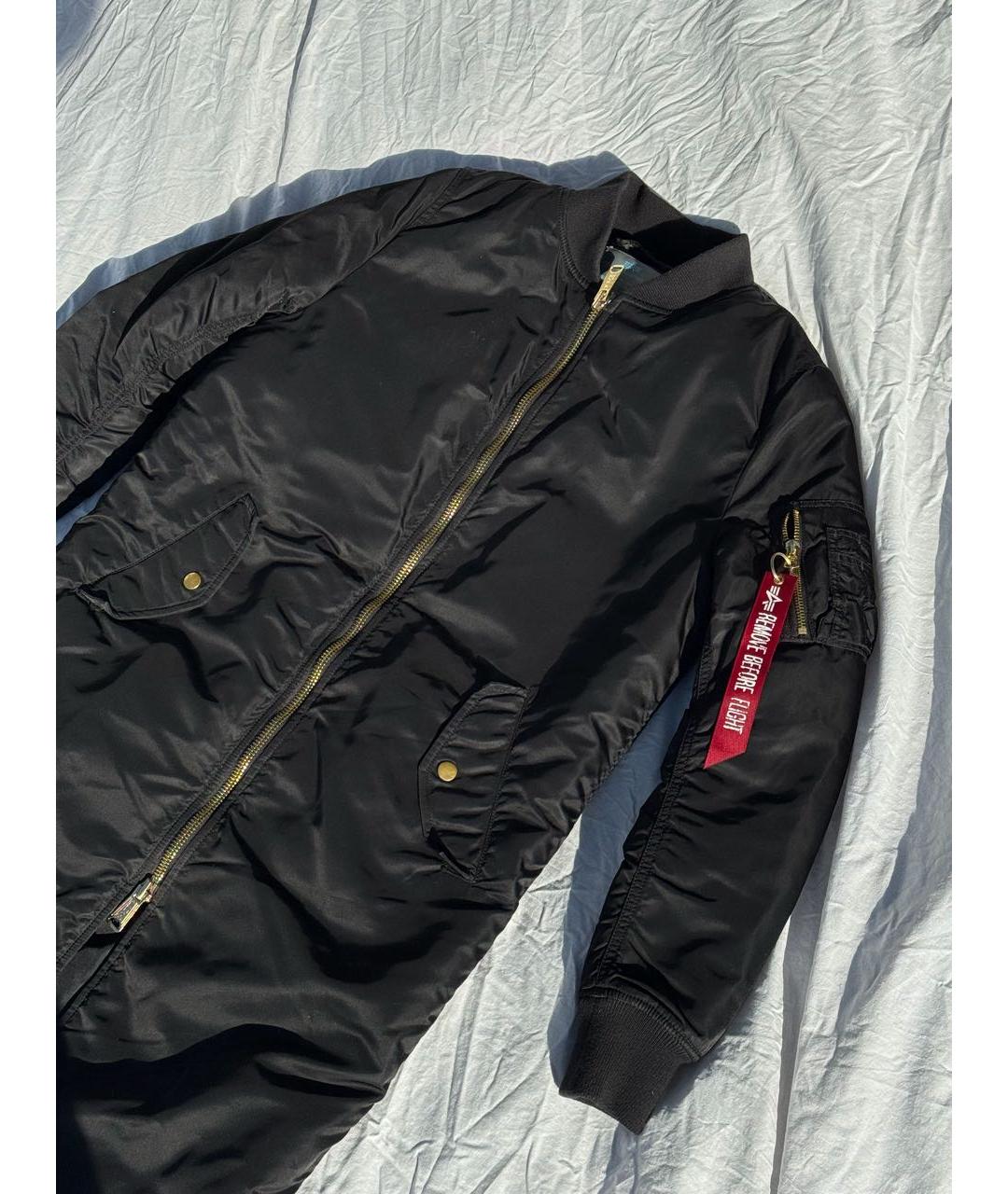 ALPHA INDUSTRIES Черная нейлоновая куртка, фото 8