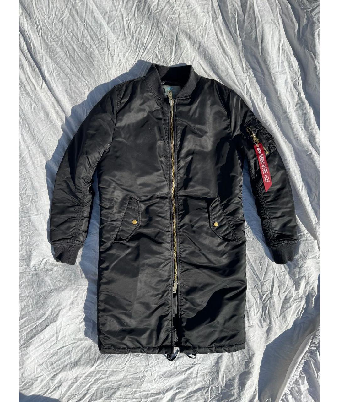 ALPHA INDUSTRIES Черная нейлоновая куртка, фото 9