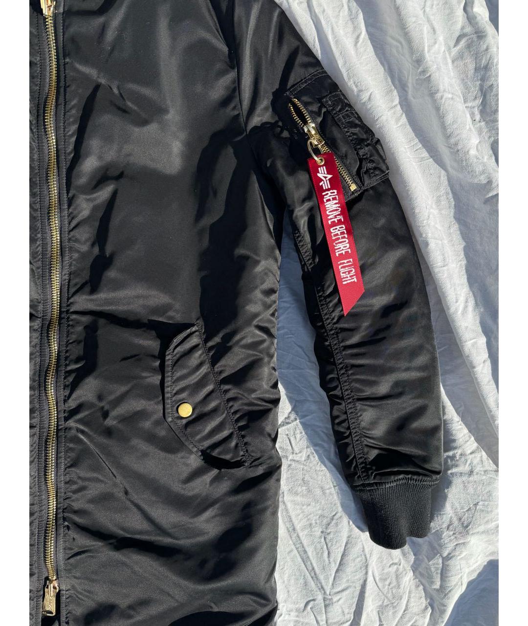 ALPHA INDUSTRIES Черная нейлоновая куртка, фото 7