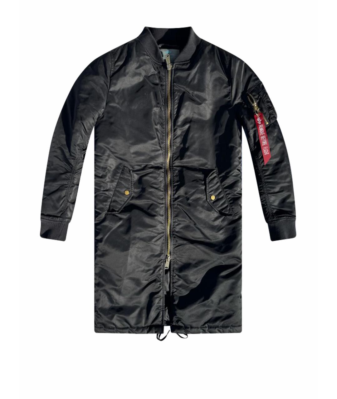 ALPHA INDUSTRIES Черная нейлоновая куртка, фото 1