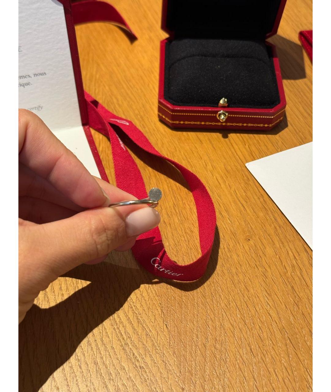 CARTIER Серебряное кольцо из белого золота, фото 8