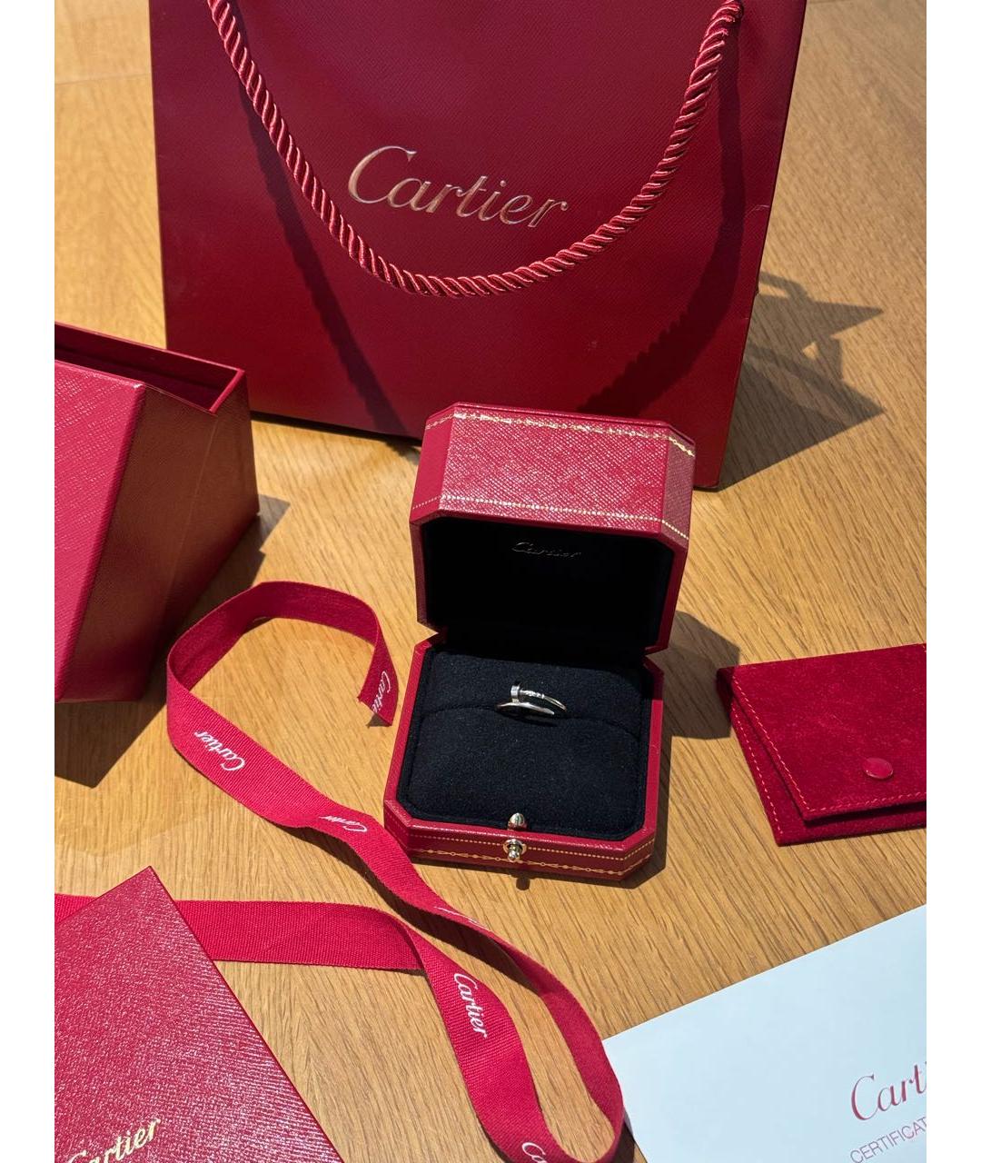 CARTIER Серебряное кольцо из белого золота, фото 9