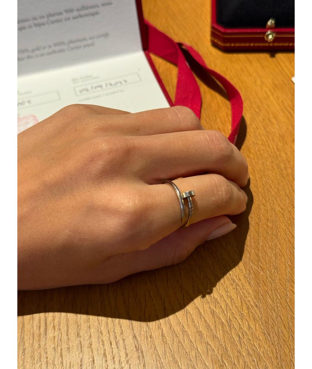 CARTIER Серебряное кольцо из белого золота, фото 5